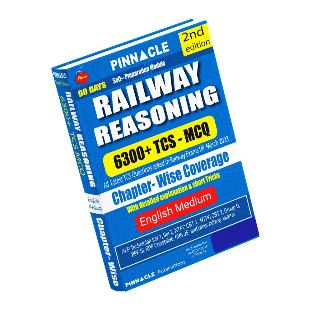 Railway Reasoning 6300 TCS MCQ chapter wise book English medium